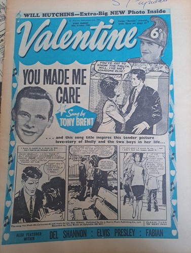 Valentine oct 1961 tony - valentine,