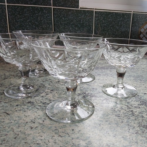 Vintage champagne coupe - 5,
