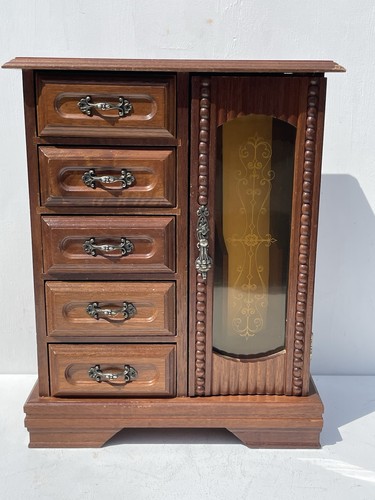 Vintage jewelry wooden - vintage, armoire
