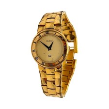 Gucci Watch Gold GG Logo