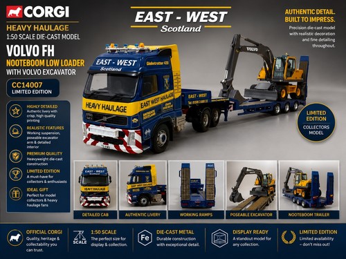 Corgi heavy haulage scale - haulage,