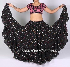 Black Cotton 25 Yard Skirt