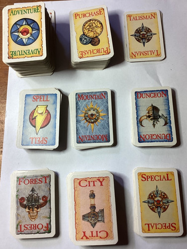 Talisman board game cards - board, base