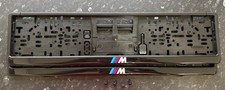 2 x Premium BMW Motorsport Number Plate Holders License Plate + Free fixings 