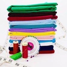 Plain Craft Cotton Quilting Patchwork Fabric Solid Crafting Material