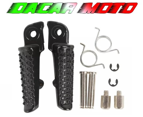 Pair black footpegs - pair,