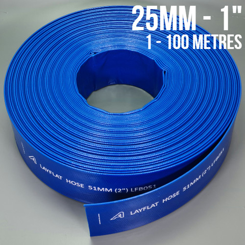 25mm layflat pvc water - 25mm/1",