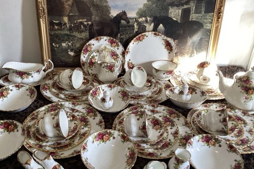 Royal albert old country roses - old,