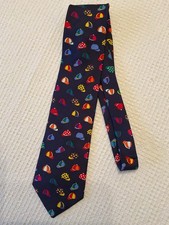 NAVY HORSE RACING TIE 100% SILK JOCKEY CAPS BY ALYNN NECKWEAR