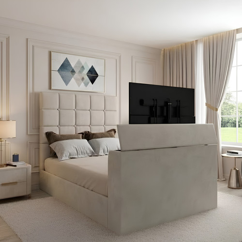 Panel ottoman bed frame - bed,