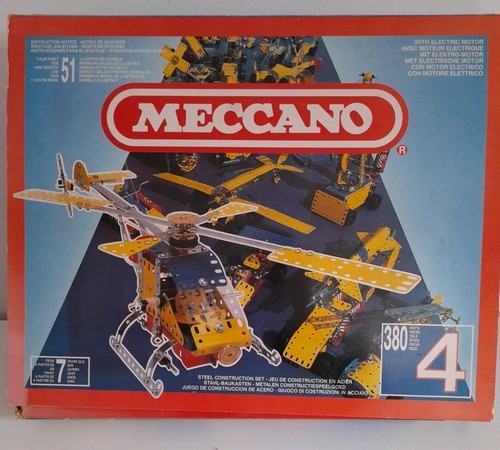 Meccano set motorised metal - motorised,