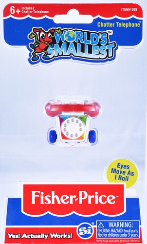 World smallest fisher price - world's,
