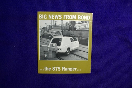 Bond cars ltd 875 3 - cars, wheel