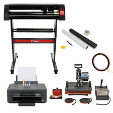 28 Vinyl Cutter Printer 5 in 1 Heat Press Sublimation Plotter Machine w/Weeding