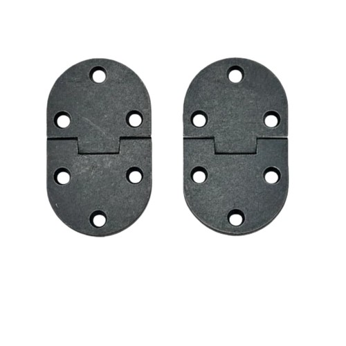 2pcs oval iron butler tray - iron,