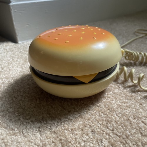 Hamburger phone novelty - hamburger,