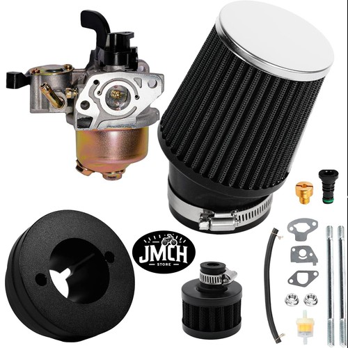 Black carb air filter adapter - black,