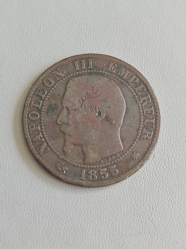 France centimes coin - coin, 1855