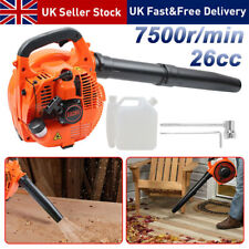 26cc Garden Yard Handheld Petrol Leaf Blower Powerful 2 Stroke Air Cooled Engine