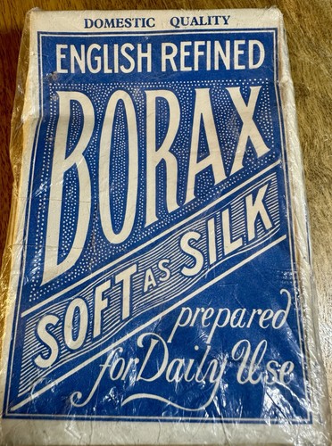 Vintage borax soap powder - borax,
