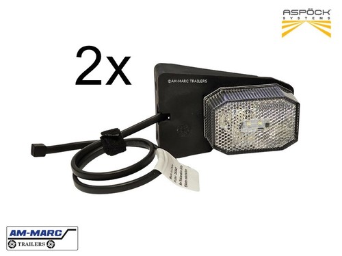 Led white clear front - white,