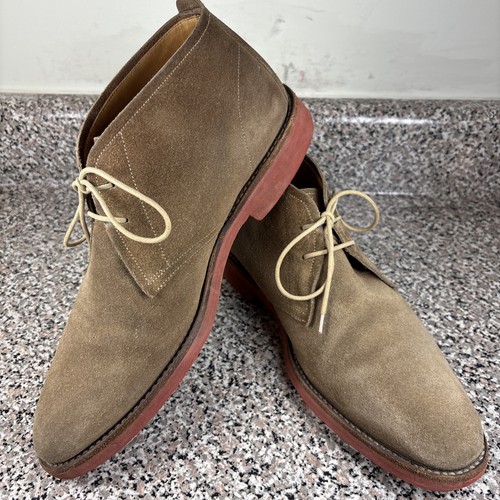 Loake lennox brown - brown, suede