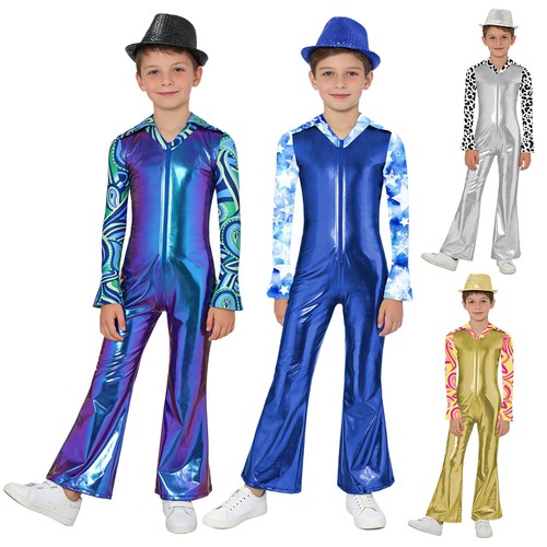 Boy bell bottom jumpsuit - uk,