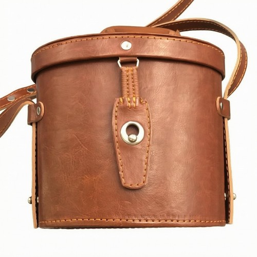 Leather binocular case - leather,