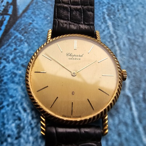18ct solid gold chopard - solid, quartz