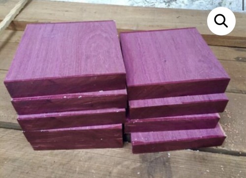 Purpleheart bowl blank - blank, wood