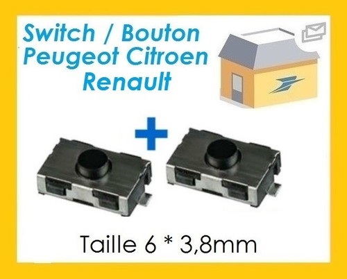 Switch peugeot citroen push - 2x,