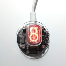 Single Digit IN-12 genuine NIXE TUBE CLOCK. Assembled