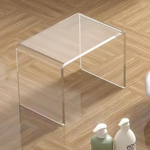 Clear acrylic shaped end - u,