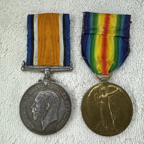 Ww1 medal duo for 4066 - ww1,
