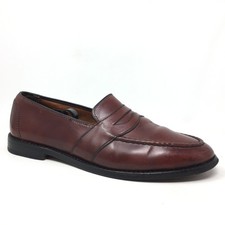 Allen Edmonds Randolph Shell Cordovan Loafers Shoes Mens Size 10.5 Burgundy 4889