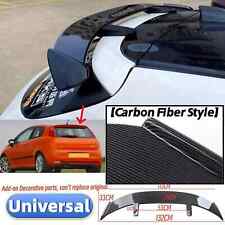 Universal Carbon Look Rear Roof Spoiler Boot Wing For Fiat Grande Punto 2006-11