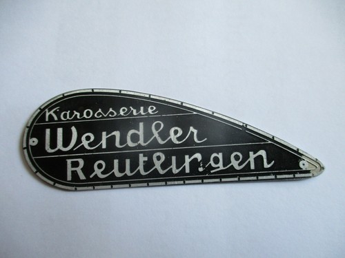 Type plate wendler body - wendler,
