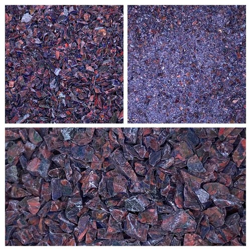 Crushed opal black magma - opal, magma/