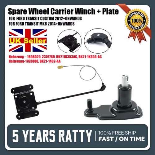 Spare wheel carrier winch - spare,