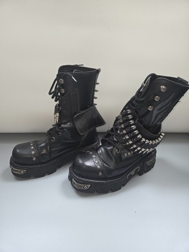 New rock reactor boots black - rock,