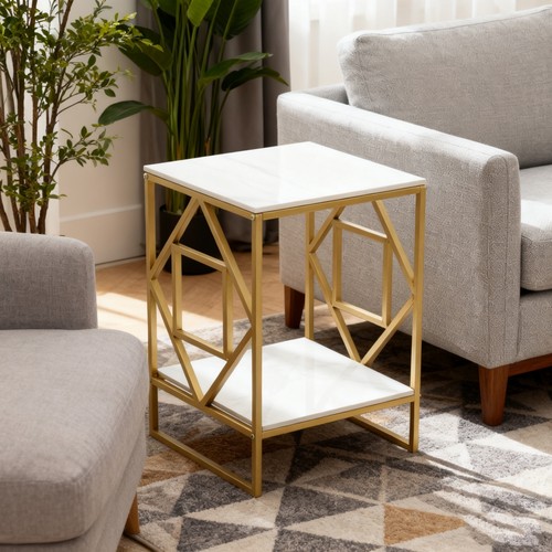 2tier geometric metal frame - 2tier,