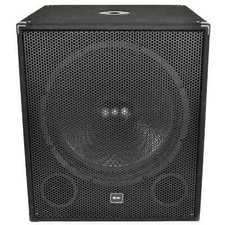 QTX QT18SA 18" 1000W Active Subwoofer PA Live Stage Single Black
