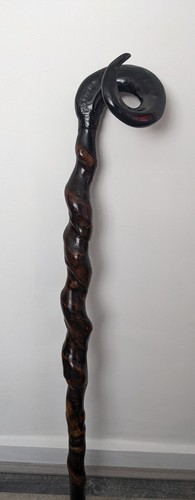 Rams horn walking stick - rams,
