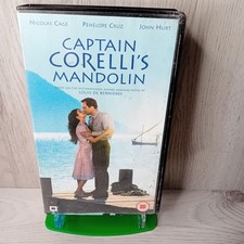 CAPTAIN CORELLIS MANDOLIN VHS TAPE - RARE RETRO MOVIE 2002