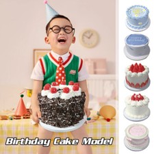 Artificial Cake Model Realistic Simulation Cake Ornaments Fake Cake Props Decors