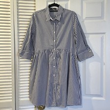 Peruzzi Cotton Gingham Dress