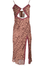 REFORMATION BROWN CREPE MAXI