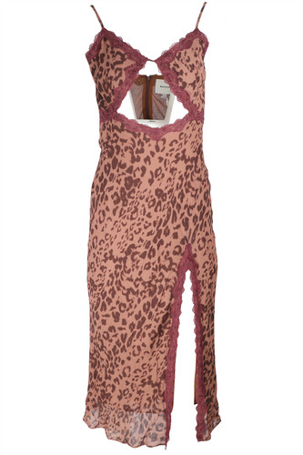 Reformation brown crepe - crepe, maxi