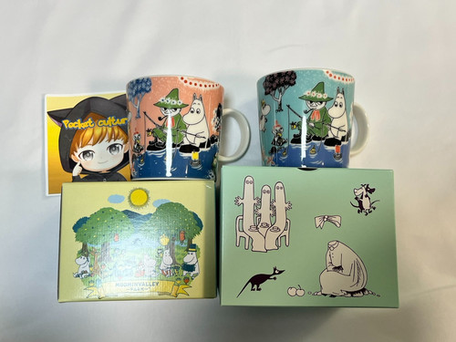 Set arabia moomin mug - moomin,