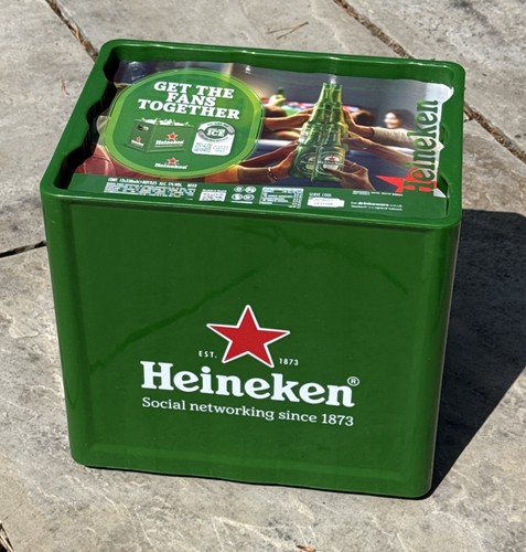 Heineken beer crate - beer, ice